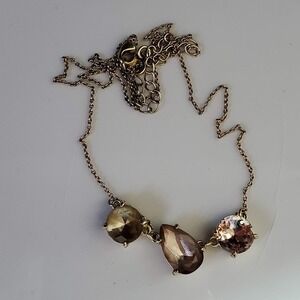 Spartina 449 Necklace from the Cocktail Collection Prosecco Crystal Trio Pendant